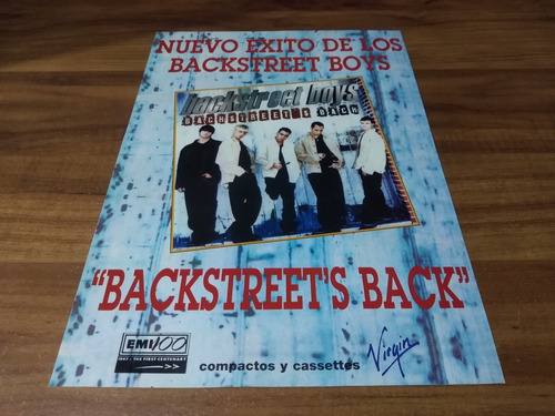 (pc504) Publicidad Backstreet Boys * Backstreet's Back 1997