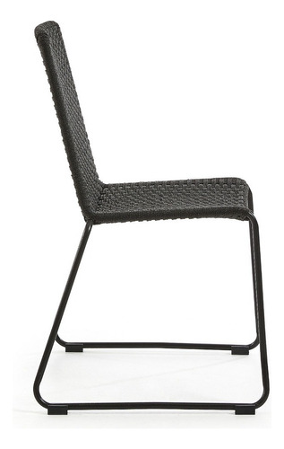 Silla Cuerda Poliéster Cocula Promobel Estructura De La Silla Negro Asiento Negro Diseño De La Tela No Aplica