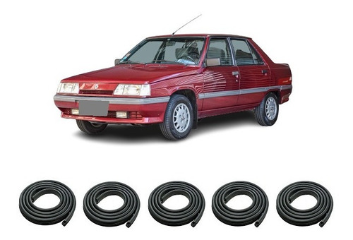 Renault 9 1981/95 Burletes De 4 Puertas Mas Baul Rapinese