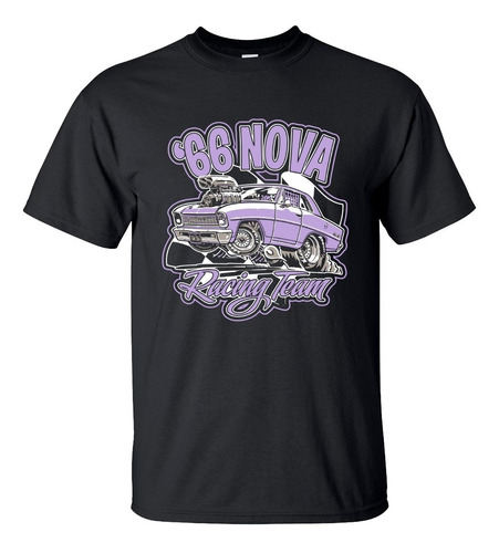 Playera Carros Antiguos Nova 66 Racing Team Arte Geek M1990