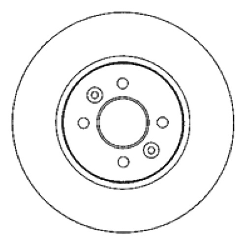 Disco Freno Del (280mm) Renault Megane 96-98