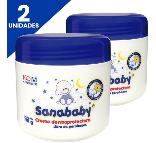 Crema Antipanalitis Sana Baby Icom 110g X 2 Unidades