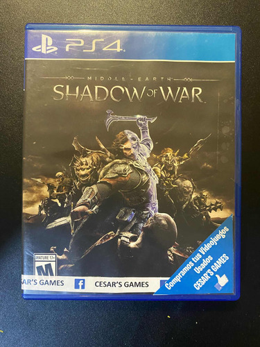 Shadow Of War Ps4 Playstation 4 Y Ps5