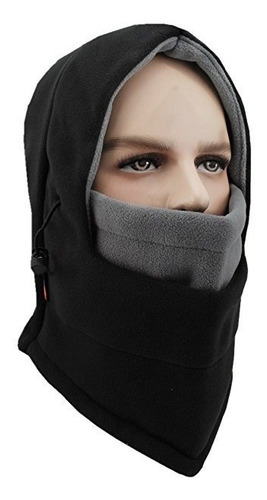 Mascara Capucha Polar Cortaviento Moto Bici 100% Calidad