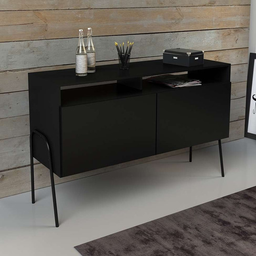 Buffet Zucca 2 Pt Preto