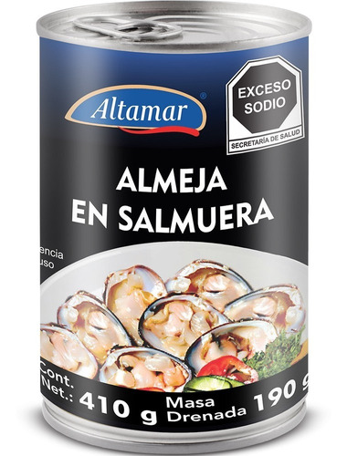 Almeja Salmuera Altamar 410gr