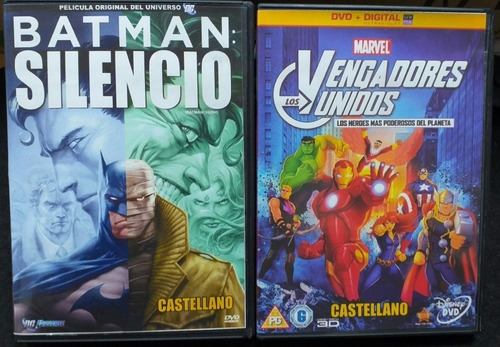 Imagen 9 de 10 de Batman, Superman, Hulk, Películas Animadas En Dvd