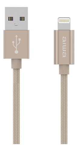 Cable De Carga Aiwa Usb Para iPhone Awp19030 1.5mts