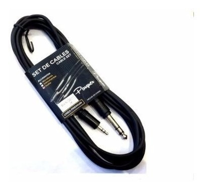 Imagen 3 de 10 de Cable Plug Mini Plug Estereo 6 Metros - La Roca