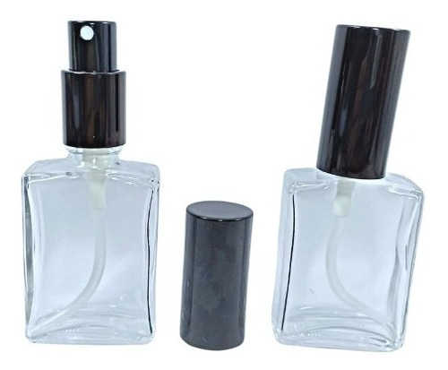 Frasco De Perfume 30ml Con Spray Negro (10 Unidades)