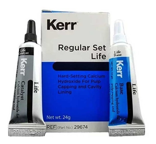 Kerr Life Regular Set Cemento De Hidróxido De Calcio Dental