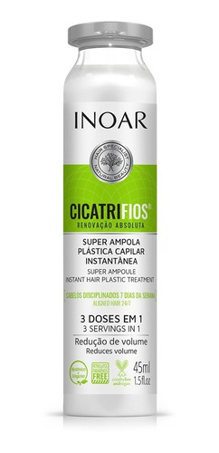 Ampola Inoar Cicatrifios 3 Em 1 Redução De Volume 45ml