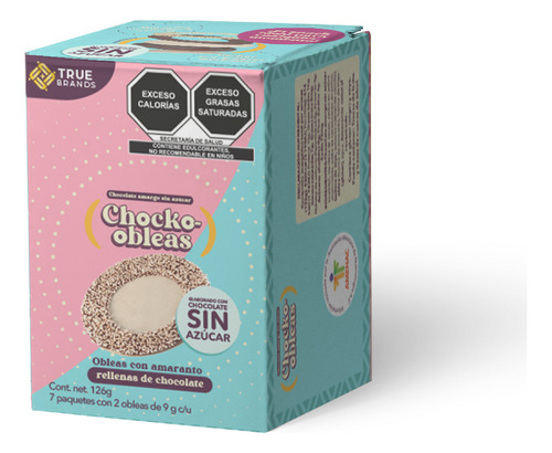 Chocko-obleas Amaranto Sugar Free 7x2