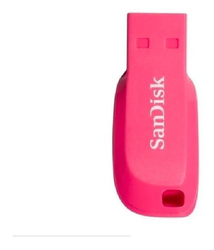 Imagen 3 de 5 de Pendrive SanDisk Cruzer Blade 16GB 2.0 rosa eléctrico