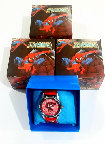 Reloj Spiderman Niño Con Caja