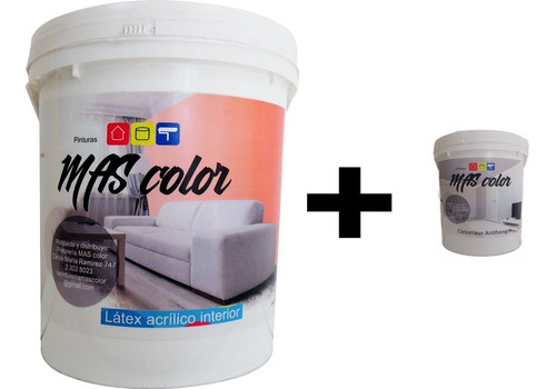 Pintura Latex Interior A/h 20lts + 4lts Cielorraso A/h
