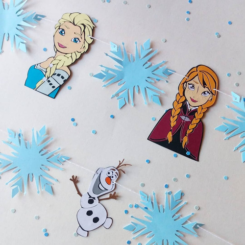 Kit De Decoración Frozen Para Fiestas Mágicas
