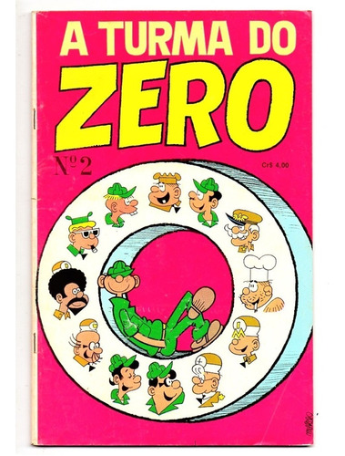 Hq A Turma Do Zero - Nº 2 - Rge -  Formato Americano - 1974