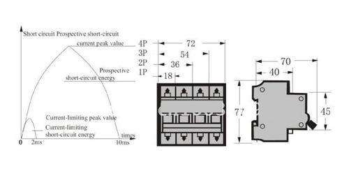 Pastilla Interruptor Termomagnético Cb 20 Amp Dz47-63 (c45n)