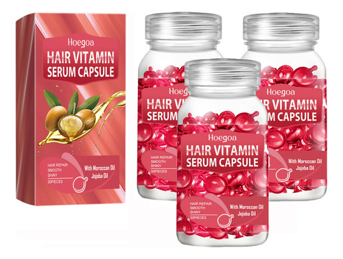 Cápsulas Vitamina Sevich Smooth Silky Hair Quer Complex , 3x