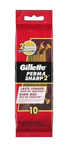 Gillette Permasharp2 De Los Hombres Maquinillas De Afeitar D