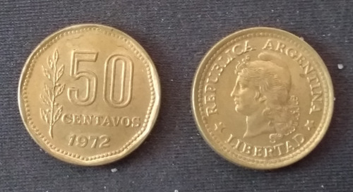 Moneda: Argentina 50 Centavos 1972 (2) 1974 (1)