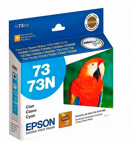 Combo Cartucho Epson 117 + 73n Color Original Tx105 115