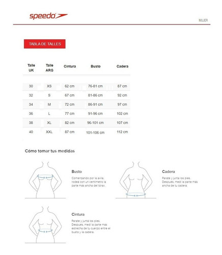 Imagen 4 de 6 de Malla Natacion Speedo Enteriza Mujer Nylon Entera