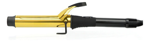 Modelador De Cachos Mq Professional Gold Titanium Curling tamanho Médio 25mm Cor Preto / dourado Voltagem Bivolt