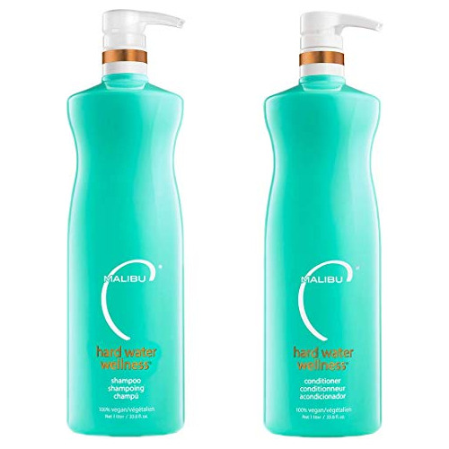 Malibu C Agua Dura Pozoness Cabello Champú Y P7kgk