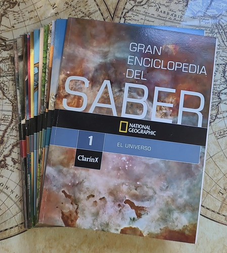 Gran Enciclopedia Del Saber Clarin National Geo 16 Tomos (Usado)