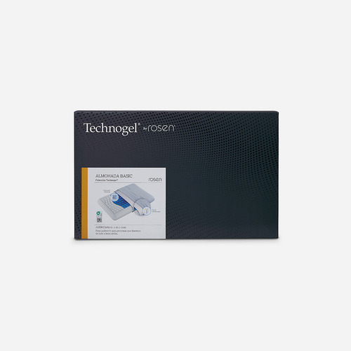 Almohada Technogel Basic Blanco Americana 61x42 Cm