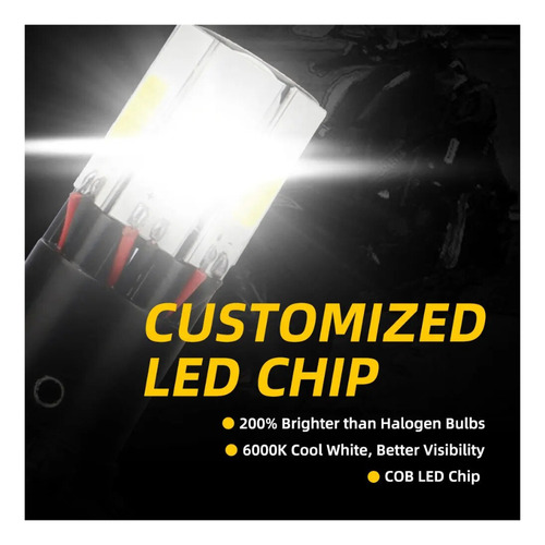 Faro Delantero Led Para Motocicletas Universal H4 Ba20d P15d