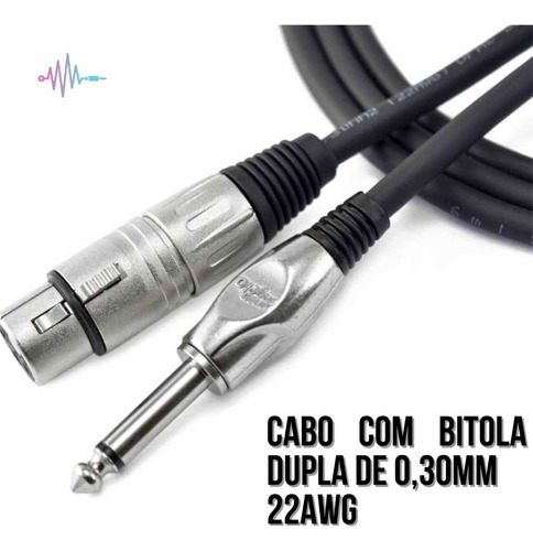 Cabo Xlr/p10 Santo Angelo Angel Hg 3,05m