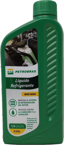 Refrigerante Petrobras Radiador Verde Por 1/4 Galón 