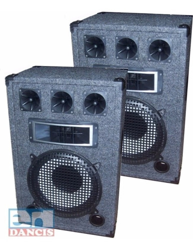 Imagen 6 de 6 de Bafle 12 3 Vias 300w Woofer 3 Tweeter Y Bocina El Mejor!!