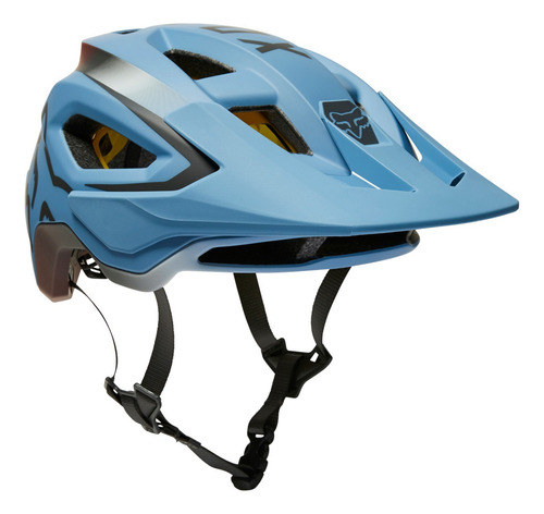 Casco Fox Para Mtb Speedframe Vnish Azul