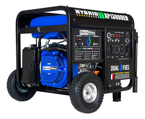 Duromax Dual Fuel Portable Generator Gas  Powered Electric