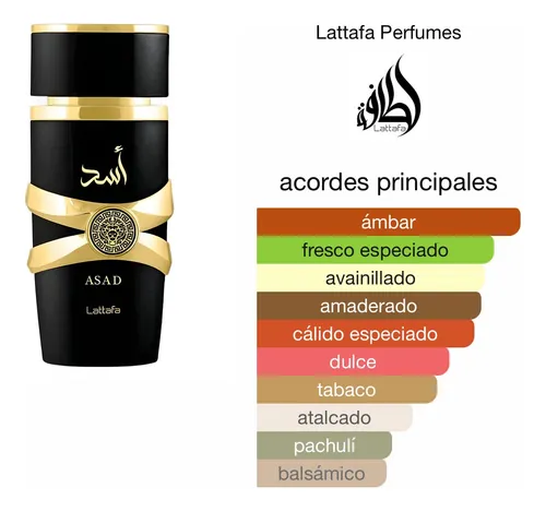 Asad Lattafa Negro Eau De Parfum 100 Ml | MercadoLibre
