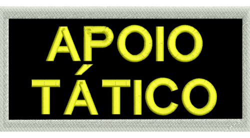 Patch Bordado Fecho De Contato - Apoio Tático