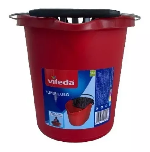 CUBO CON ESCURRIDOR VILEDA 10L