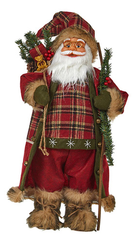 Figura De Papá Noel, Muñeco De Papá Noel, Adornos 45cm