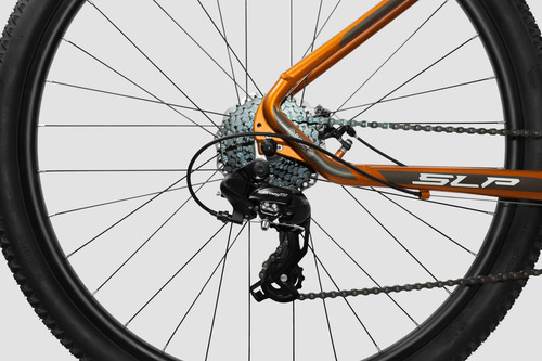 Bicicleta Mtb Slp 50 Pro R29 Shimano 24v Freno Disco Naranja S