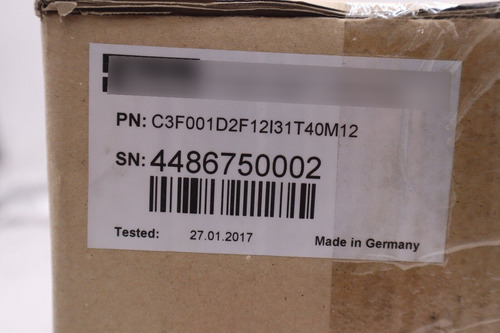Parker Hannifin C3f001d2f12-i31-t40-m12 / C3f001d2f12i31t40m