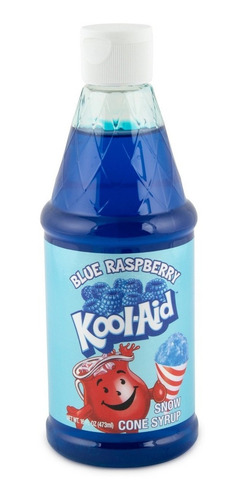 Jarabe Para Raspados De Hielo Kool Aid Blue Raspberry 473ml
