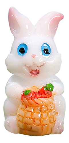 Figura De Pascua, Microadornos Para Conejo Y Zanahoria A