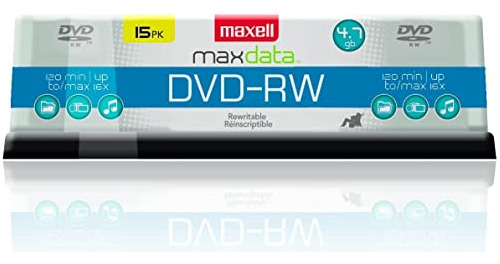 Disco Regrabable Dvd-rw Maxell 4.7 Gb, 2x, Dorado, 