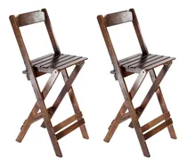 Comprar Kit 2 Banquetas Altas Cozinha Bar Balcao Cozinha Americana Cor Imbuia