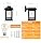 Linterna Solar De Pared Para Exteriores Fudesy Con 3 Modos,