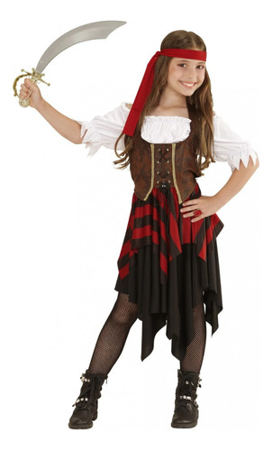 Disfraz De Niña Pirata Para Halloween!